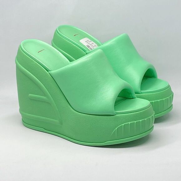 Fendi Leather Wedge Sandals size 38 - Picture 3 of 16